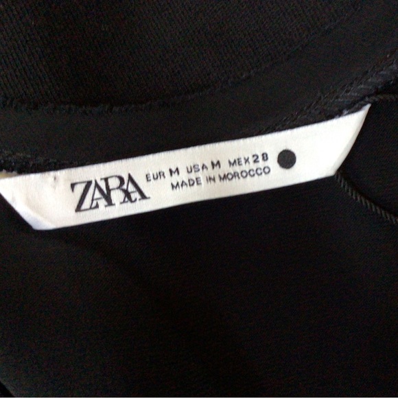 Zara black Viscose Tank, Medium,New - Picture 3 of 5
